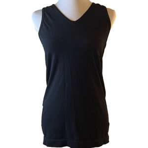Athleta: Black V-Neck Tank - Medium